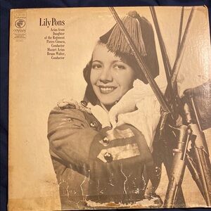 Lily Pons Vinyl Record Cover